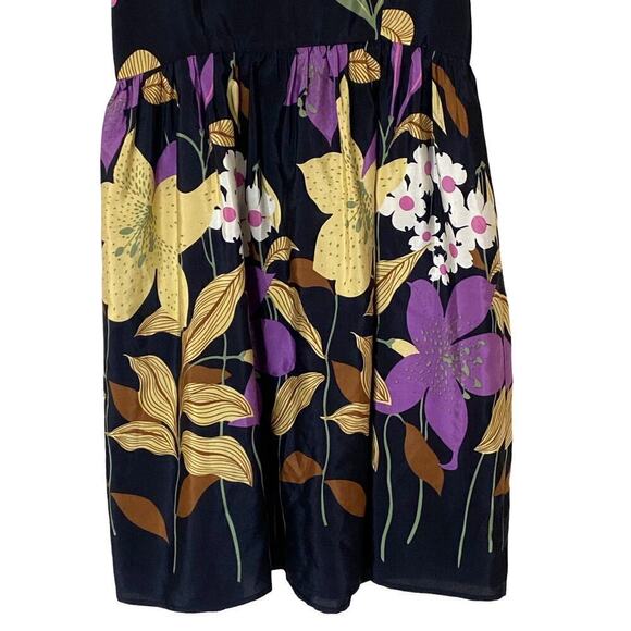 ANTHROPOLOGIE Corey Lyn Calter Floral Garden Retro Fit & Flare Dress, Size Small - Picture 5 of 10